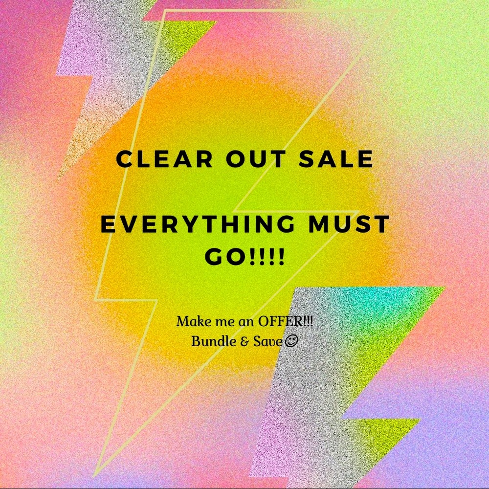 COPY - COPY - Clear Out Sale!!!!